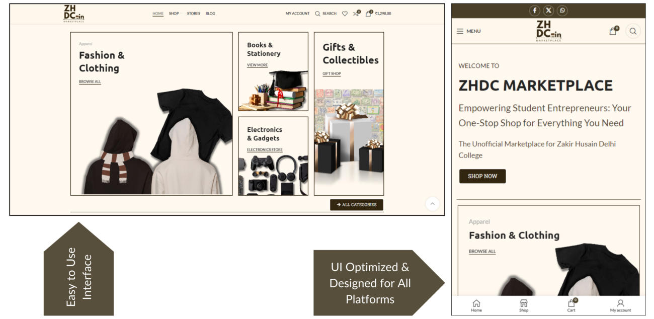 Zakir Husain Delhi College Marketplace ZHDC Marketplace
