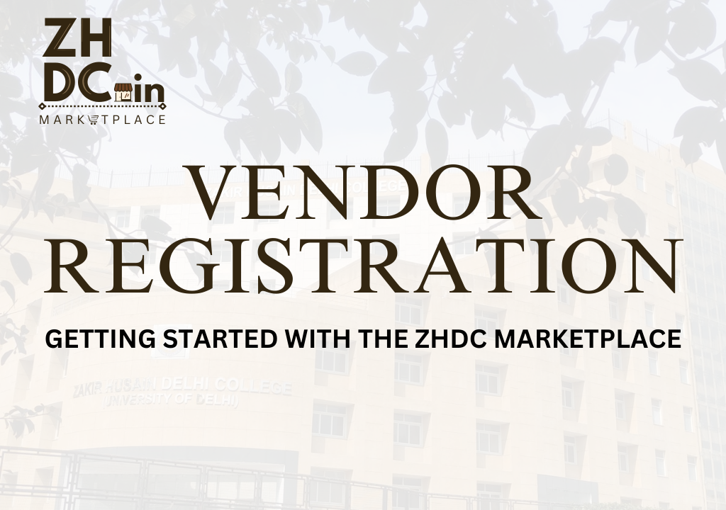 Getting Started With The ZHDC Marketplace Vendor Registration